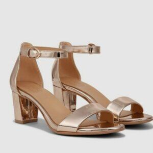Naturalizer Vera Sandal Rose Gold Size 8 New Never Worn